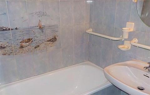 salle de bain du studio